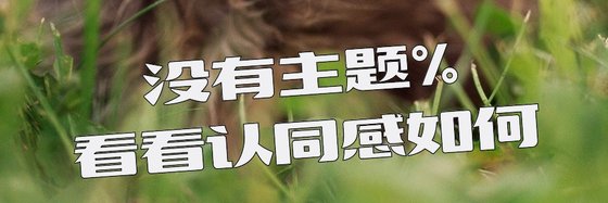 沒有主題%看看認同感如何